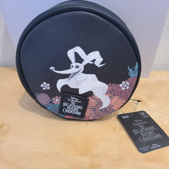 The Nightmare Before Christmas Floral Circle Makeup Bag - Picture 14 of 14
